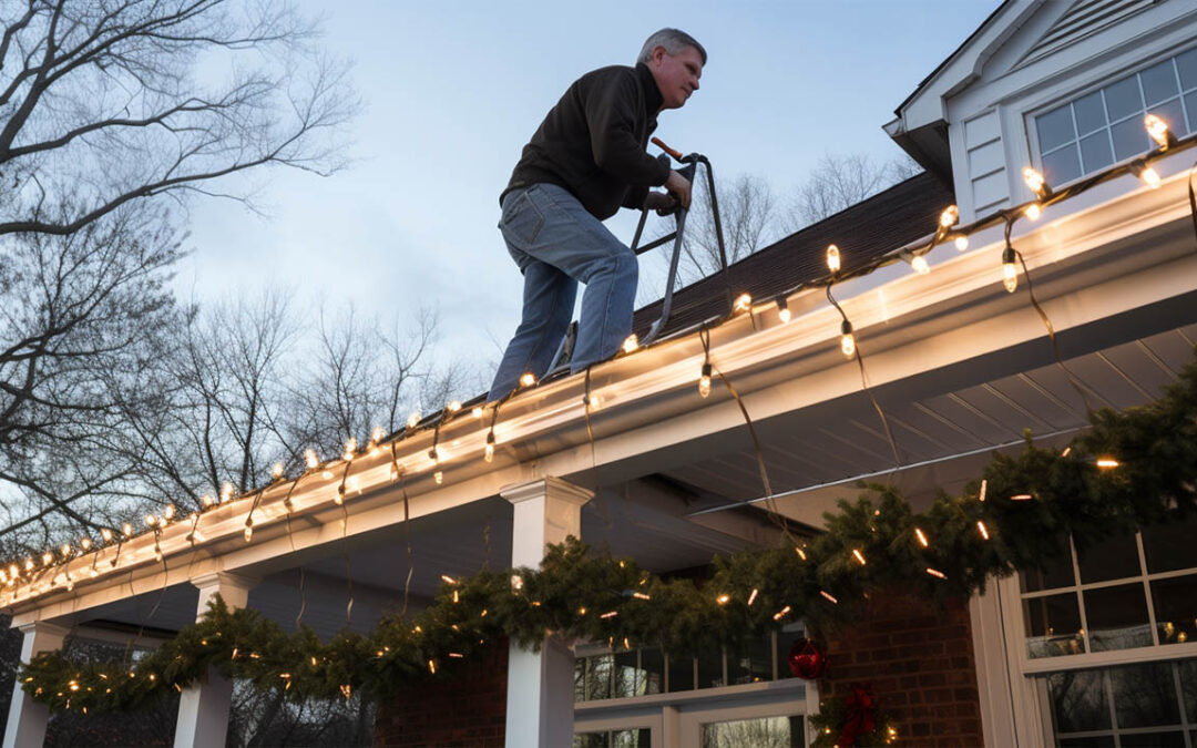 How to Safely Hang Christmas Lights on Your Roof: Expert Tips from Collins & Son Roofing